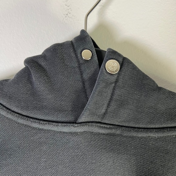 WRATHBOY Sz Medium Graphic Hoodie Distressed Cropped Raw Hem Grunge Distressed - Picture 9 of 15